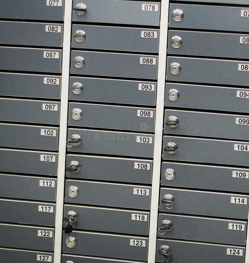 Bank safe boxes stock photo. Image of repository, depository 3347386