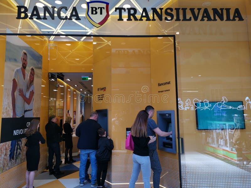 Bank Transilvania indoor at mall