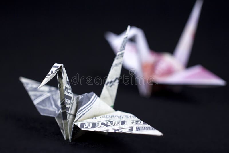 Banknoten Origami Stockfoto Bild Von Einkommen Wert 70392538