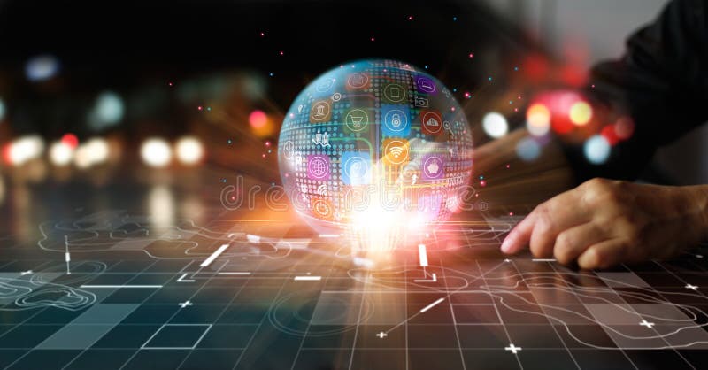 Bankowość marketingu cyfrowego i firma zakupowa online dotykająca globalnych sieci biznesowych na kolorowym tle Bankowość marketingu cyfrowego i firma zakupowa online dotykająca globalnych sieci biznesowych na kolorowym tle