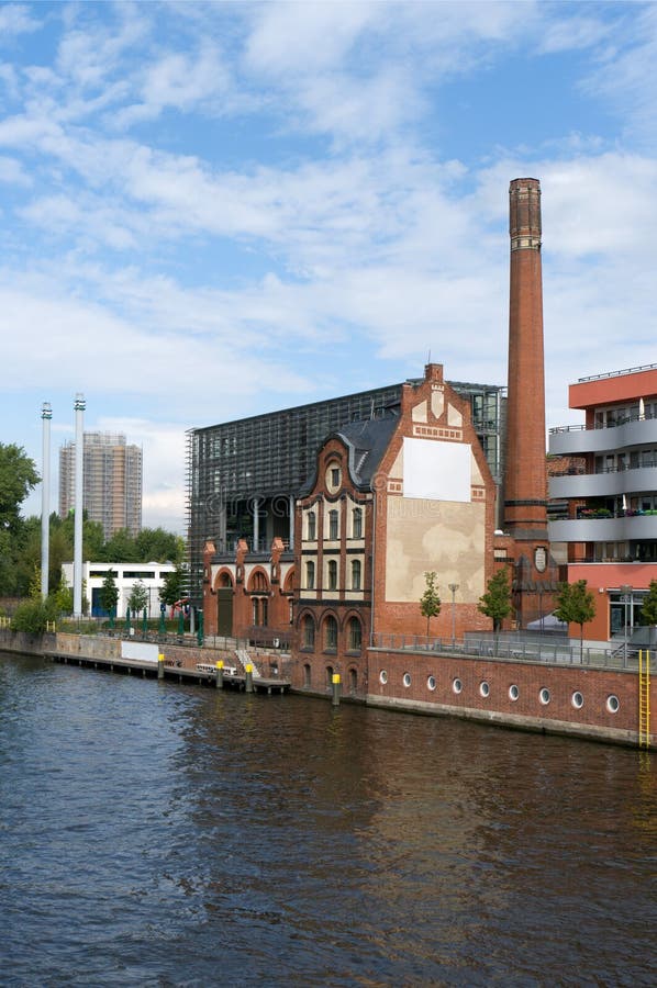 On the Banks of the Spree. Berlin. Stock Photo Image of germany