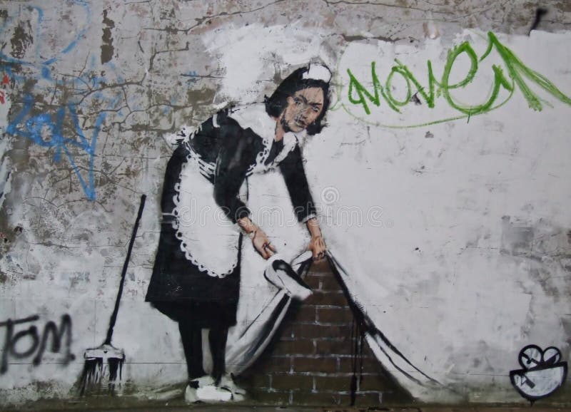 Banksy kritalantgård london rd