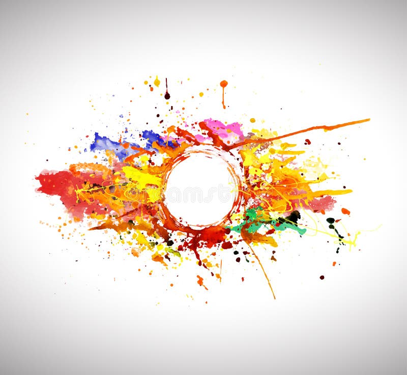 Banner Of Abstract Spray Paint Stock Vector Banner Of Abstract Spray Paint Stock Vector