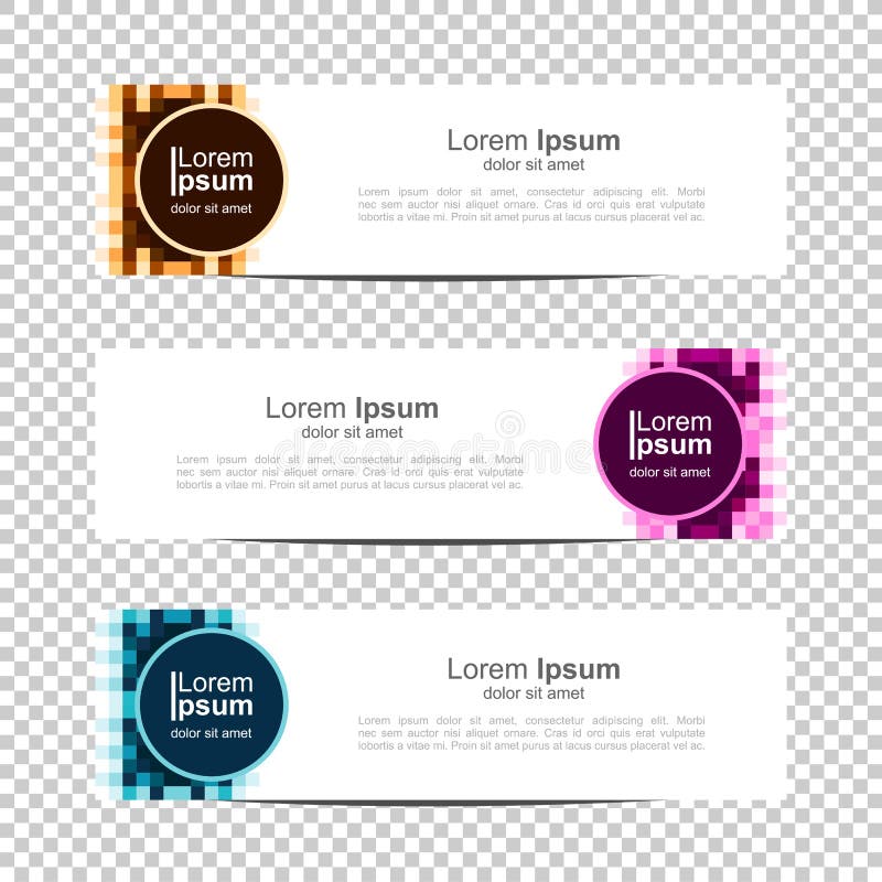 Banner background. Modern template design. pixel,block,grid Vector design Banner background. Header page Web Design Elements