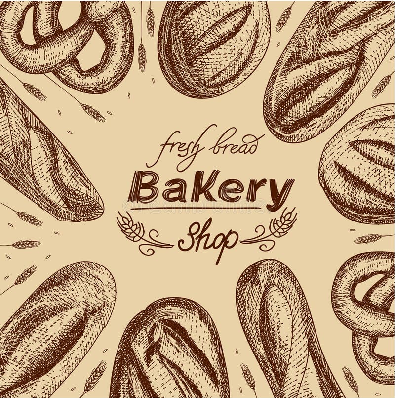 Bakery baker line icon set stock vector. Illustration of farmland ...