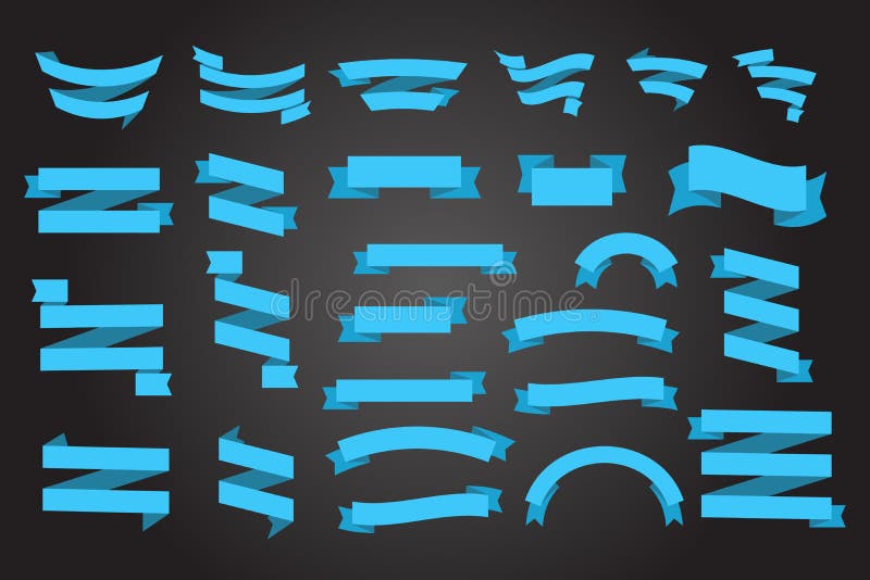 Banner collection stock illustration