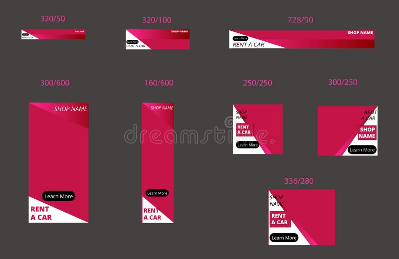 Conjunto de design de banners de assinantes 2 dobrados 199