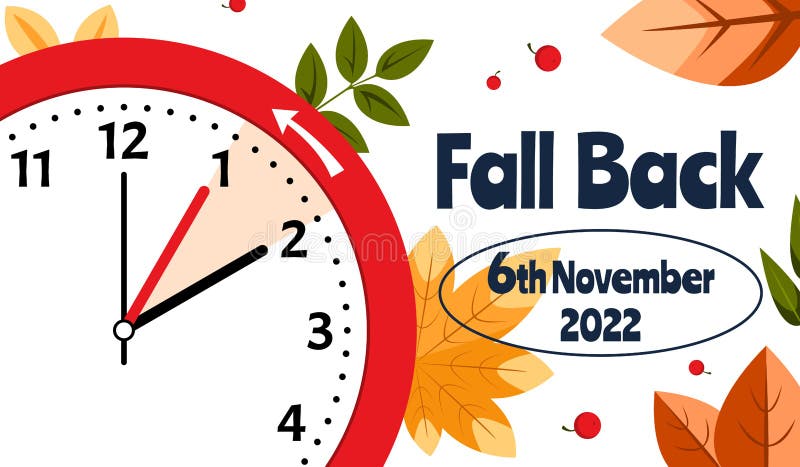 Banner of Daylight Saving Time Ends November 6, 2022.