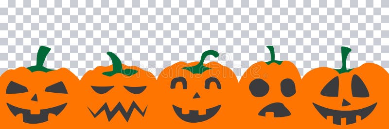 modelo de plano de fundo de halloween com cara de abóbora