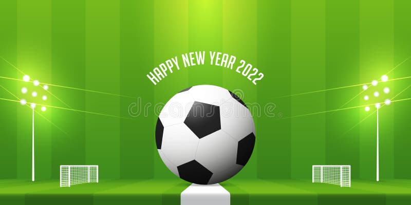 Modelo de banner 3d football 2022 para futebol esportivo
