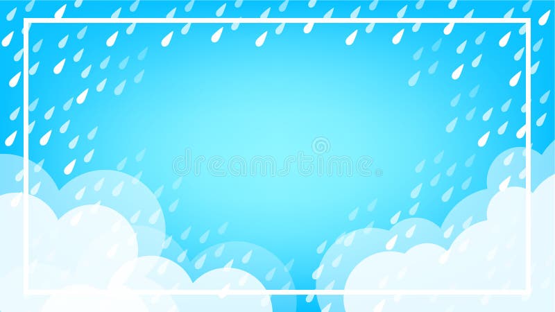 Banner Frame Rain Fall Background for Rainy Season Sale Off, Monsoon Banner  Template Frame for Offer Discount Sale, Cute Rainy Stock Vector -  Illustration of banner, frame: 179704669