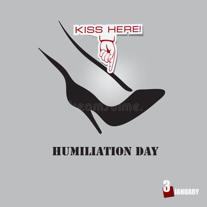 Banner Humiliation Day. Banner for the event is celebrated on January 3 - Humiliation Day