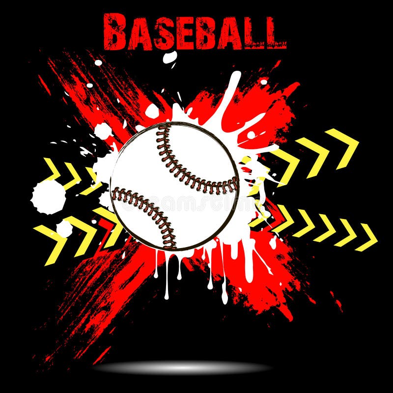 Background Abstract Baseball Ball from Blots Stock Vector ...