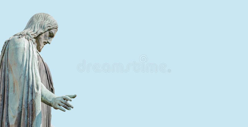 The statue of Christ the redeemer with open arms Stock Photo - Alamy