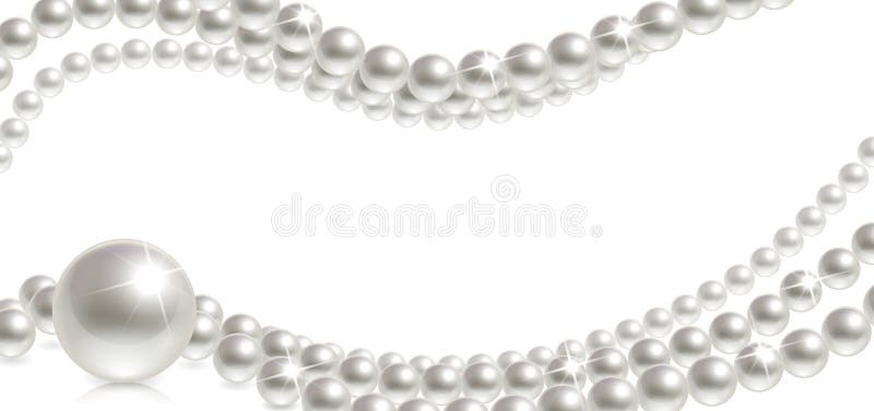 Banner with Pearls