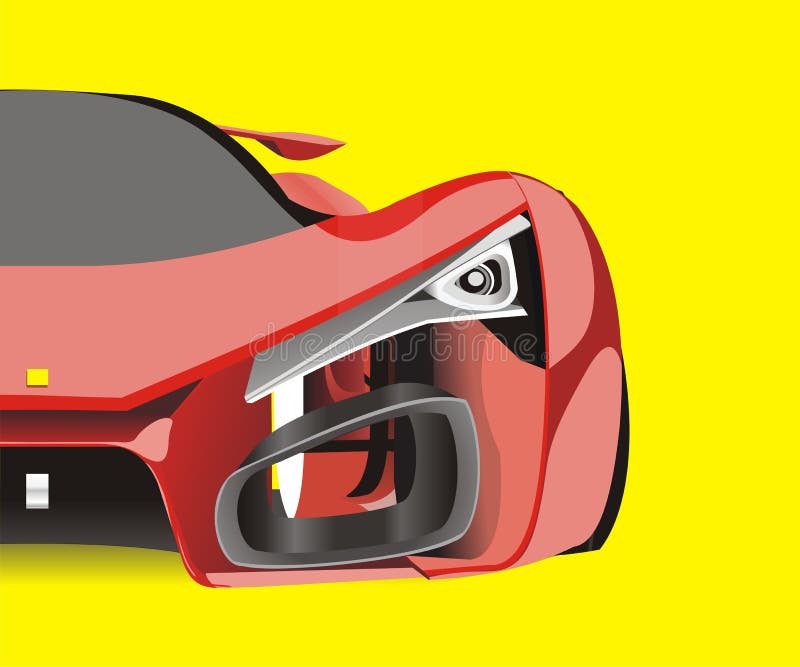 Banner 300x250 sport car editorial image. Illustration of exhibitor