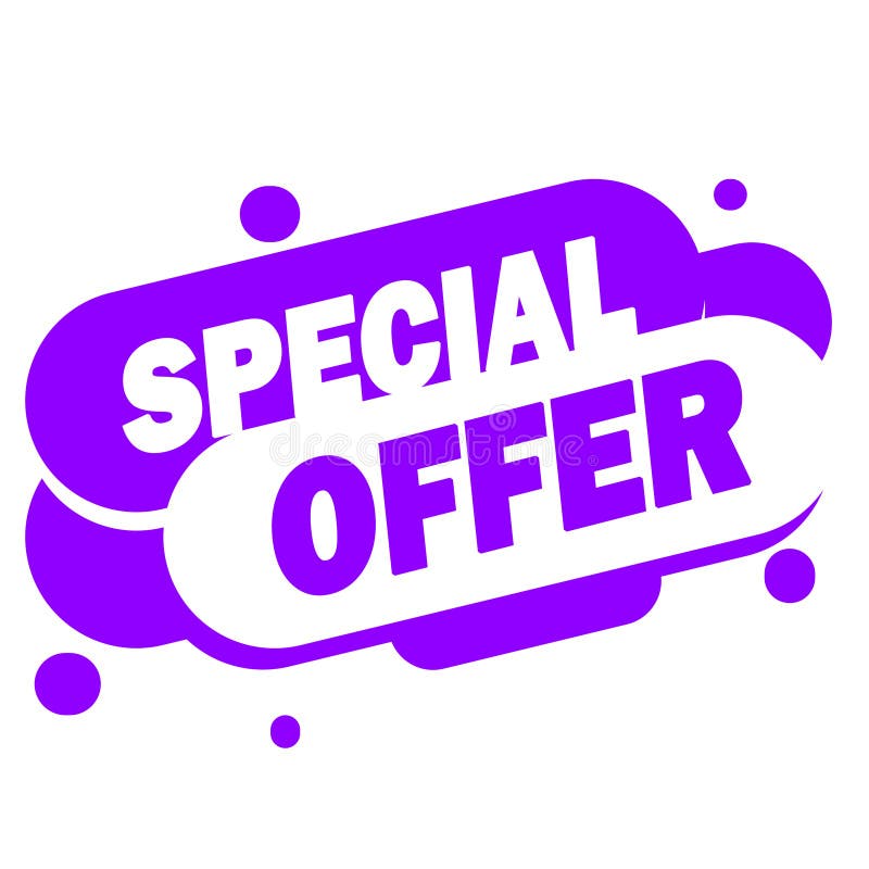 SPECIAL OFFER - PROMOTION LABEL - ADVERTISEMENT vector illustration