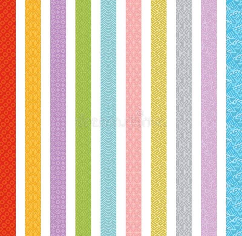 Banners van Japans traditioneel ontwerp stock illustratie Banners van Japans traditioneel ontwerp stock illustratie