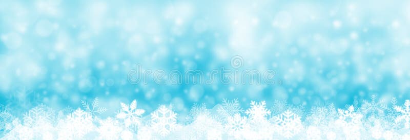 Bannière de fond de Noël, neige et illustration de flocon de neige, illustration de vecteur Bannière de fond de Noël, neige et illustration de flocon de neige, illustration de vecteur