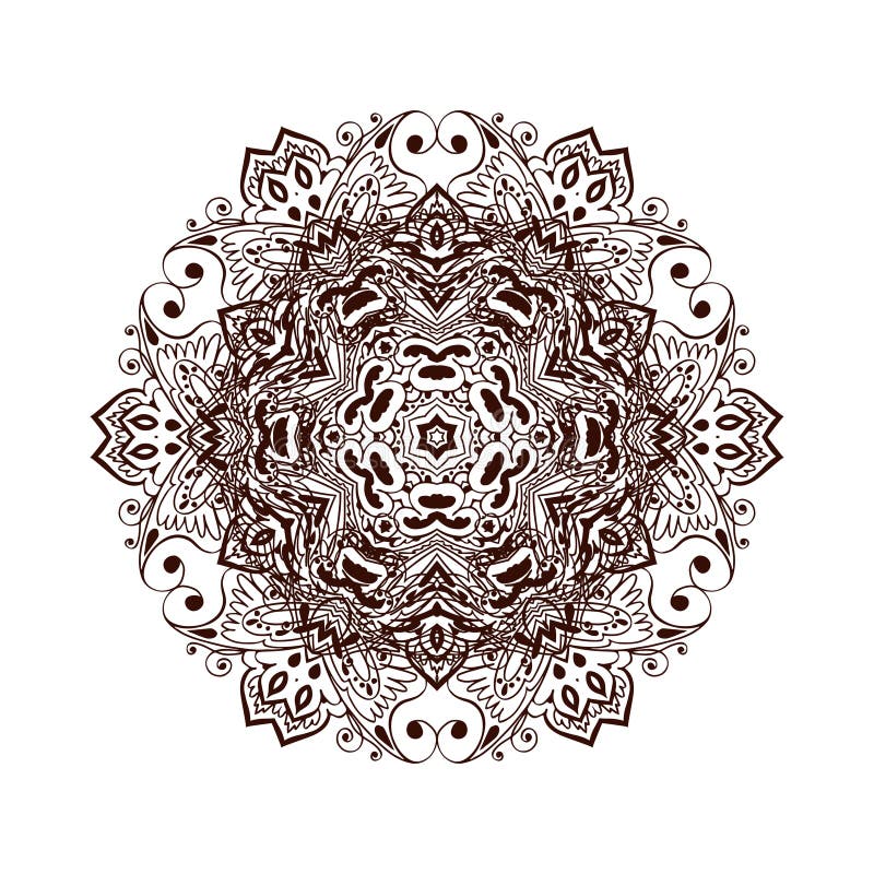 Bannière de mandala, style indien illustration de vecteur Bannière de mandala, style indien illustration de vecteur