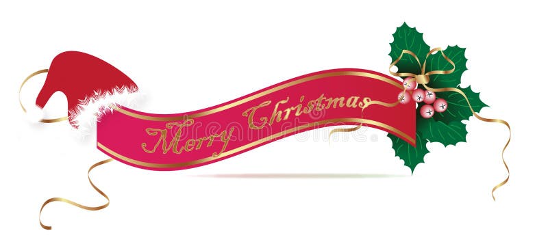 Bannière de Noël illustration stock Bannière de Noël illustration stock