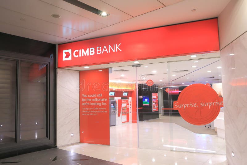 Banque Singapour de CIMB photo stock Banque Singapour de CIMB photo stock