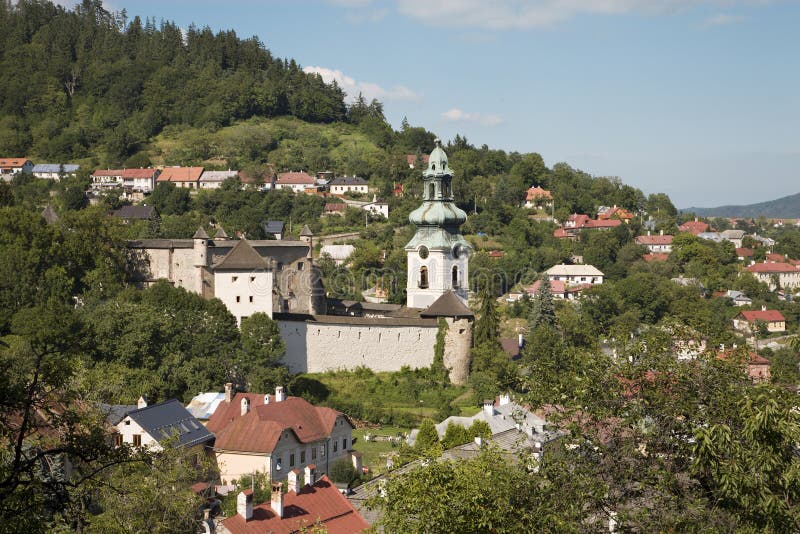 Banska Stiavnica - old castle stock image Banska Stiavnica - old castle stock image