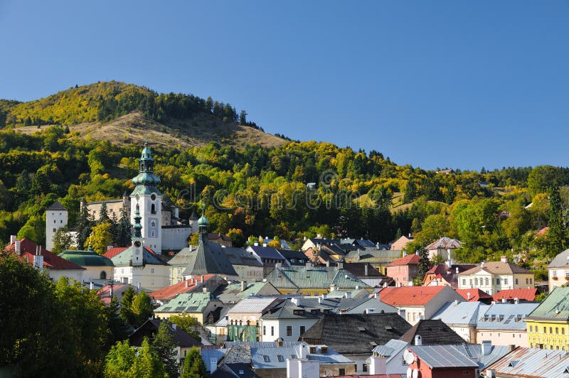 Banská Štiavnica Starý hrad a historické budovy