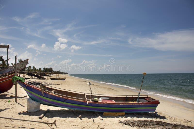 Banton Beach)的泰国南部下部省份Kolek或Koleh传统渔船欣赏风景和风景 免版税库存照片 Banton Beach)的泰国南部下部省份Kolek或Koleh传统渔船欣赏风景和风景 免版税库存照片