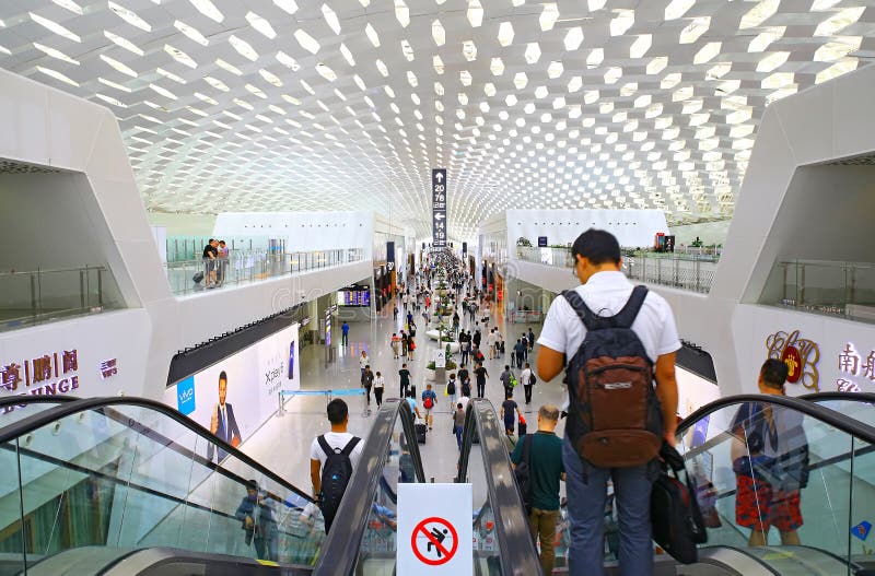 Bao ` Shenzhen ένα διεθνές εσωτερικό αερολιμένων στοκ εικόνες με δικαίωμα ελεύθερης χρήσης Bao ` Shenzhen ένα διεθνές εσωτερικό αερολιμένων στοκ εικόνες με δικαίωμα ελεύθερης χρήσης
