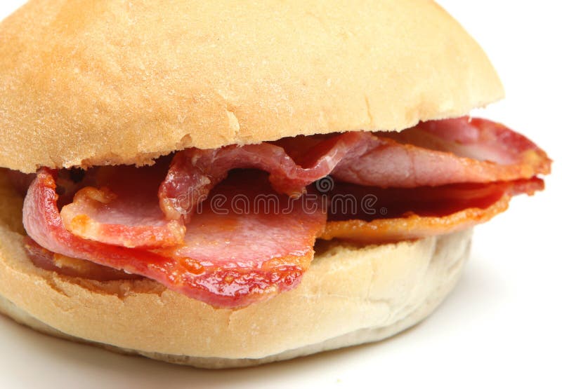 Bap de lard ou sandwich à petit pain images libres de droits Bap de lard ou sandwich à petit pain images libres de droits