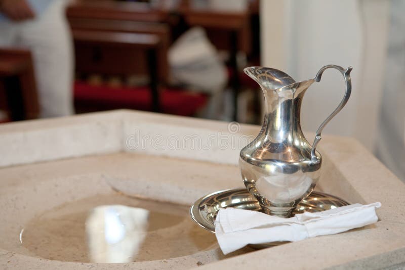 Baptism detail royalty free stock image Baptism detail royalty free stock image