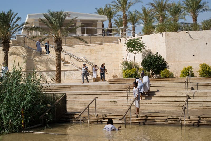 Baptismal Site On The Jordan River, Qasr Al-Yahud, Israel Editorial ...
