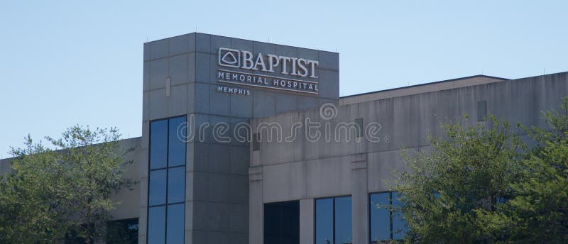 Baptist Memorial Hospital, Memphis Tennessee foto de archivo libre de regalías Baptist Memorial Hospital, Memphis Tennessee foto de archivo libre de regalías