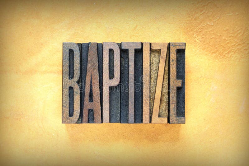 Baptize Letterpress