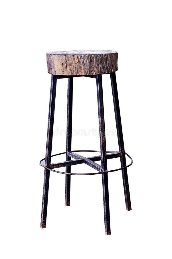 Bar chair. stock image. Image of high, metal, seating 45303575