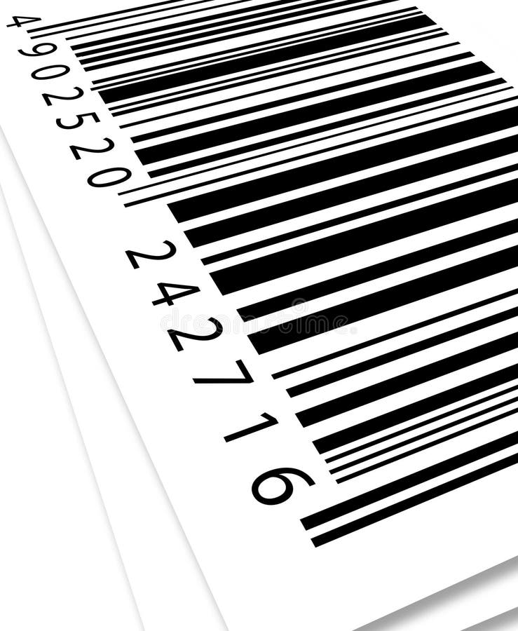 Bar code label,2D digital art