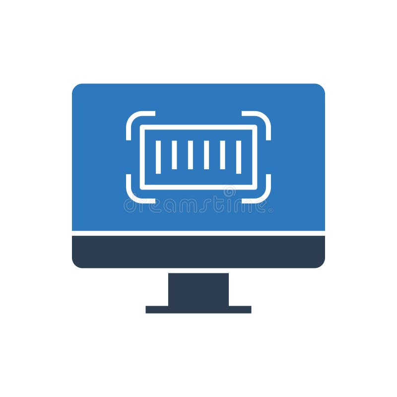 Bar Code Scan Icon royalty free illustration