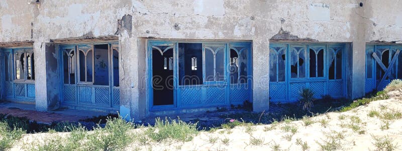 Bar de playa abandonado djerba tunisia