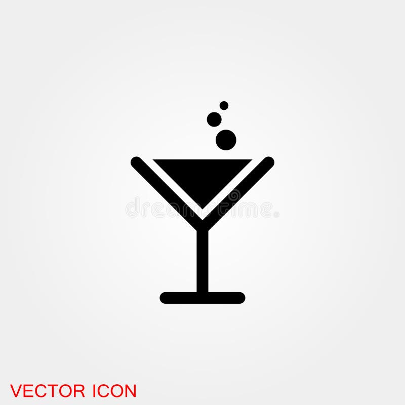 Bar Icon. Icons of Bar Drinks Stock Illustration Illustration of