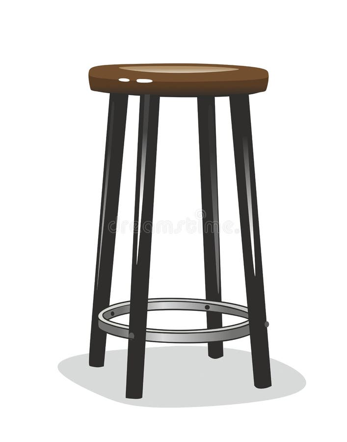 Bar stool vector illustration