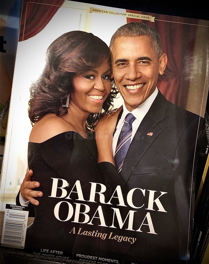 Barack and Michelle Obama on the magazine cover
