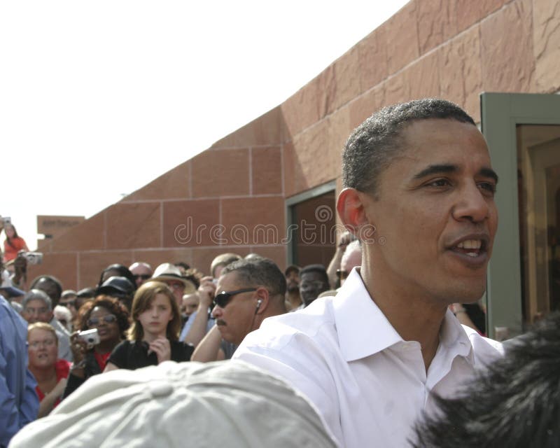 Barack Obama at campaign rally in Las Vegas,NV. Barack Obama at campaign rally in Las Vegas,NV