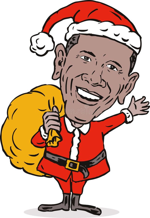 Barack Obama as Santa Claus