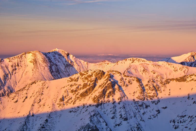 Baranec and Otrhance mountains in West Tatras