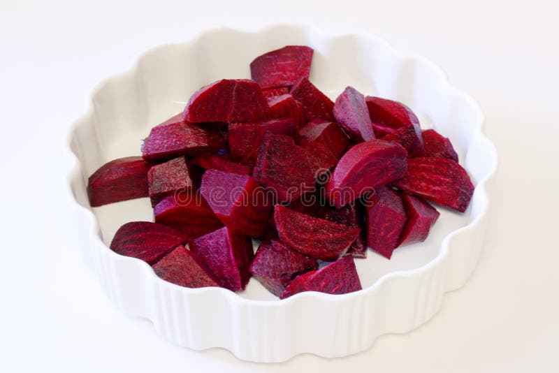 Barbabietole cucinate fresche immagine stock libera da diritti