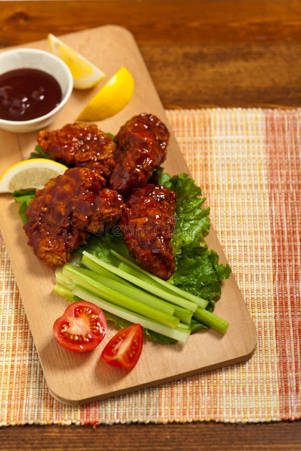 Barbecue Buffalo Chicken stock image. Image of meal, meat 69523813