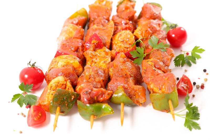 Barbecue crudo del pollo immagine stock