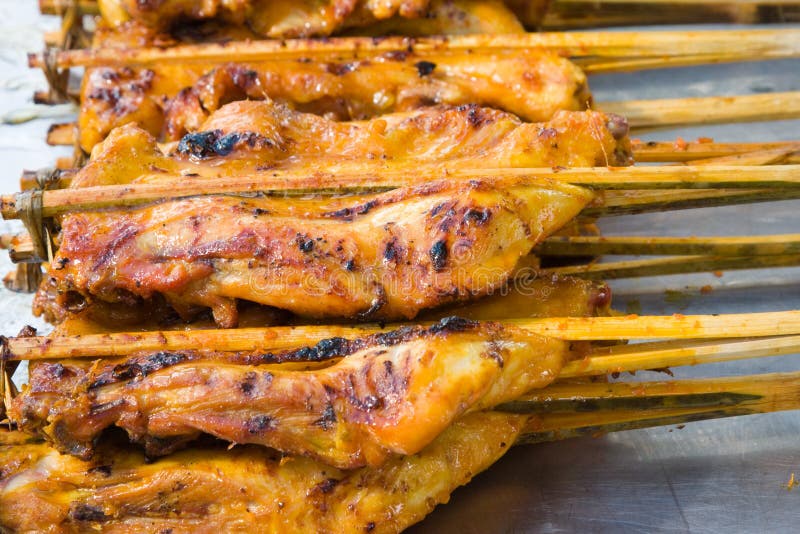 Barbecue di pollo fotografie stock