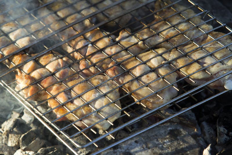 Barbecue di pollo immagini stock libere da diritti